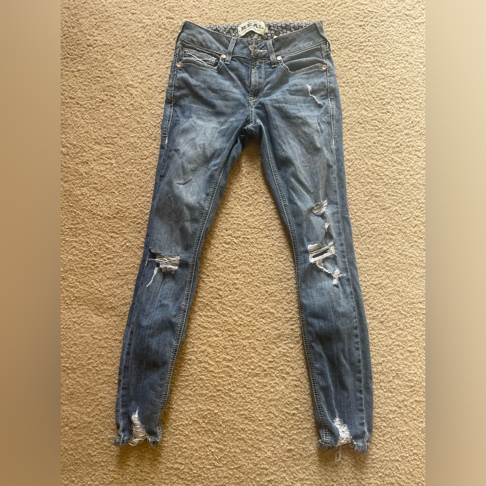 Women’s Ariat Mid-Rise Distressed Skinny Jeans